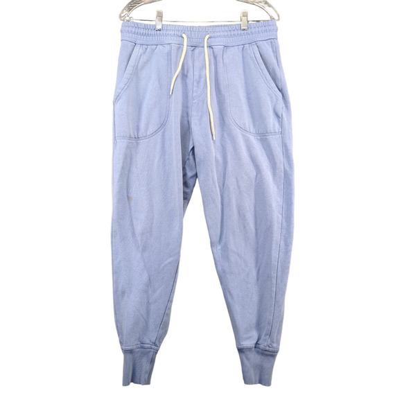Urban Outfitters Men's Jogger Pants Blue Medium Drawstring Waist Tapered Leg - Picture 1 of 12